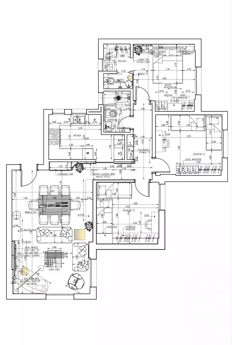 3 BR Apartment in Taj City, photo 11 of 17