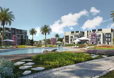 شقه تشطيب كامل للبيع اقساط كمبوند جاردن لاكس Garden lakes-hyde park بالم هيلز