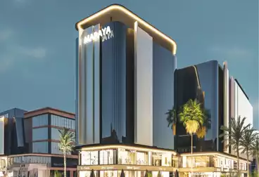 Commercial unit, 66 meters, Maraya Plaza Mall, North 90th Settlement, Fifth Settlement, 10% down payment = 1,353,000