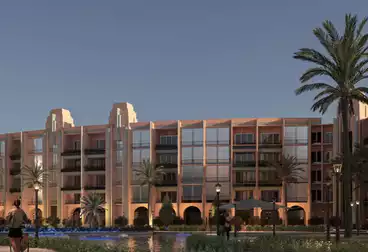 شقة غرفتين وصالة 97 م Street view ب Atlantis Resort بالهضبة بالقرب من الممشي السياحي بالغردقة للبيع