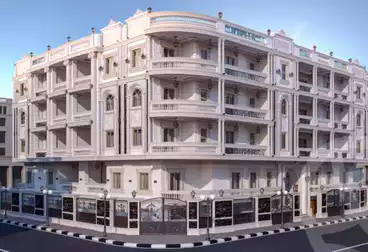 An apartment in installments in New Damietta City, in the Most Distinguished Area, Block 1.