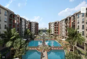 بمقدم 15% وقسط على 3 سنوات بكومباوند green city  شقه للبيع