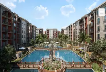 بمقدم 15% وقسط على 3 سنوات بكومباوند green city  شقه للبيع