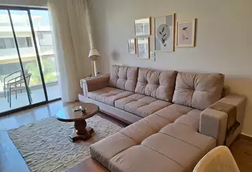 Furnished apartment with hotel furniture for rent in (Lake View) one of the most upscale compounds 