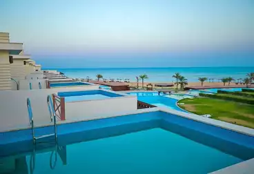 For sale a chalet on the sea view directly in Blue Blue Ain Sokhna