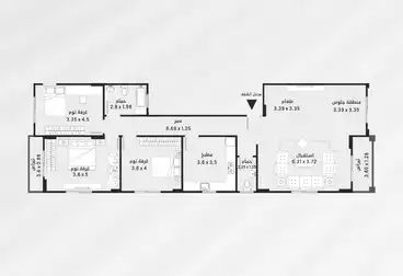 Apartments For sale in Bait El Watan Ninth Neighborhood