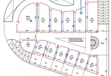 54 sqm shop for sale in Curve Mall in Banfsaj Buildings,1 minutes from North 90th Street