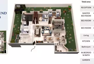 Apartment with Garden For sale - 4 rooms - floor 0