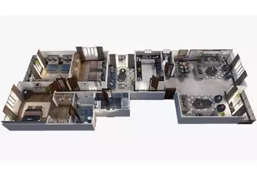 Apartments For sale - 3 rooms - floor 2