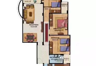 undefined undefined - 3 rooms - floor 4