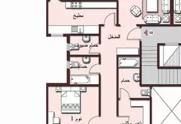 شقق للبيع - 3 غرف - بالدور 0