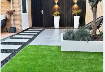 شقة بحديقة للبيع - 3 غرف - بالدور 0