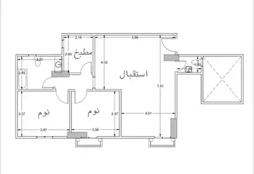Apartments For sale - 2 rooms - floor 1