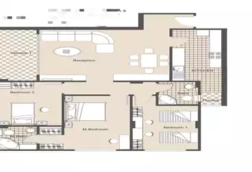Apartments For sale - 3 rooms - floor 8