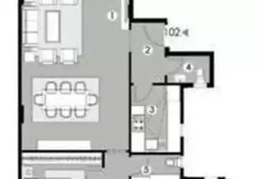 Apartments For sale - 3 rooms - floor 1