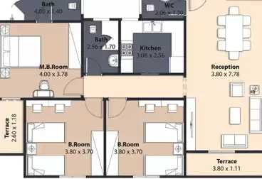 undefined undefined - 3 rooms - floor 0