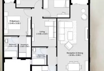 Apartments For sale - 3 rooms - floor 2
