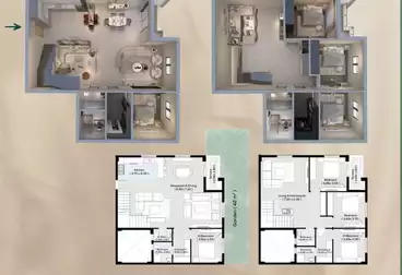 Duplex with Garden For sale - 4 rooms - floor 0