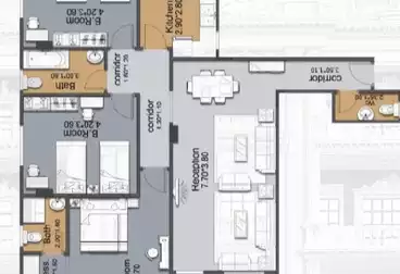 Apartments For sale - 3 rooms - floor 2