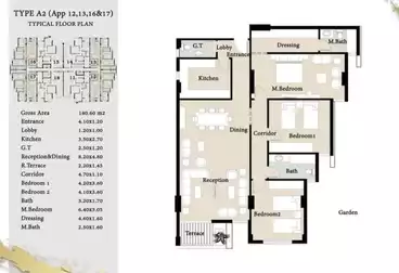 Apartments For sale - 3 rooms - floor 6