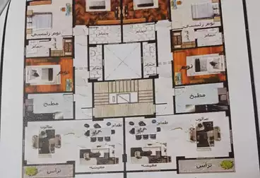 شقق للبيع - 3 غرف - بالدور 2