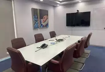 إداري للإيجار - 15 غرف - بالدور 2