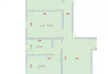 undefined undefined - 3 غرف - بالدور 2