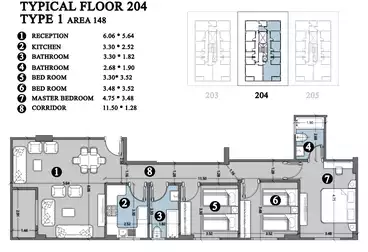 undefined undefined - 3 rooms - floor 3