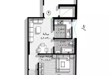 undefined undefined - 4 غرف - بالدور 2