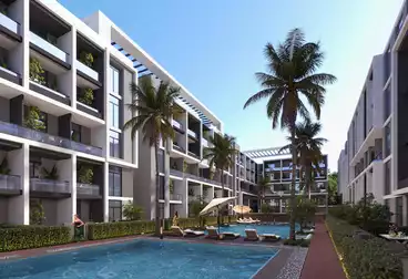 شقة بحديقة للبيع - 1 غرف - بالدور 1