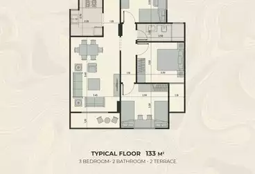 Apartments For sale - 3 rooms - floor 2
