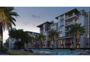 شقة بحديقة للبيع - 3 غرف - بالدور 0