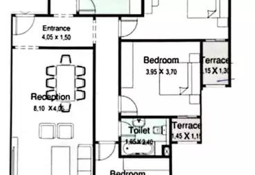 Apartments For sale - 3 rooms - floor 2
