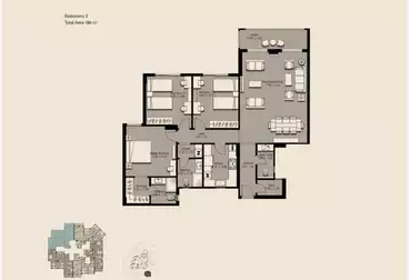 undefined undefined - 3 غرف - بالدور 2