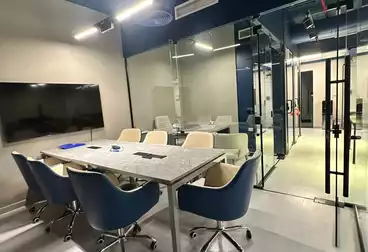 إداري للإيجار - 1 غرف - بالدور 2