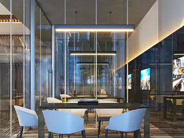 مكاتب للإيجار - 1 غرف - بالدور 1