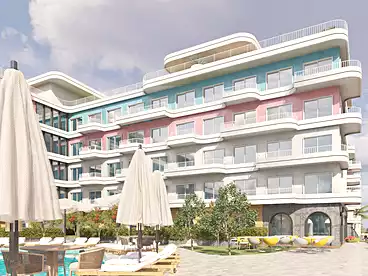 شاليهات للبيع - 2 غرف - بالدور 4