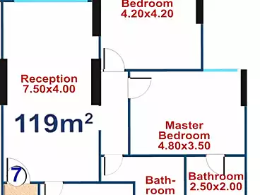 Apartments For sale - 2 rooms - floor 10
