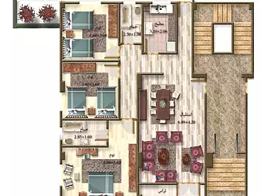 Apartments For sale in El Andalus 1, El Andalus, 173 sqm