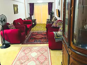 Furnished Apartment For rent in Cecilia Compound, Compounds in El Montazah, 125 sqm
