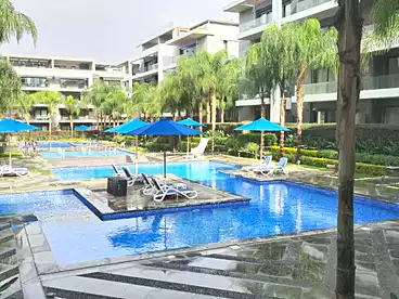 Apartments For rent in El Patio 7 Compound - La Vista, Compounds in New Cairo, 220 sqm
