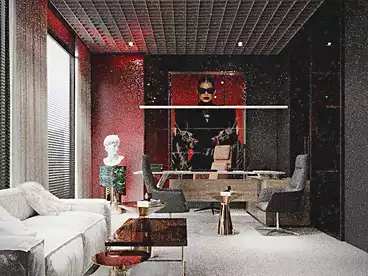 إداري للإيجار في ذا بلاتوه - كمبوند ديستريكت 5، كمبوند ديستريكت 5 - مراكز، 310 متر