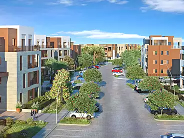 Apartment with Garden For sale in District 5 Compound - Marakez, Compounds in New Cairo, 135 sqm