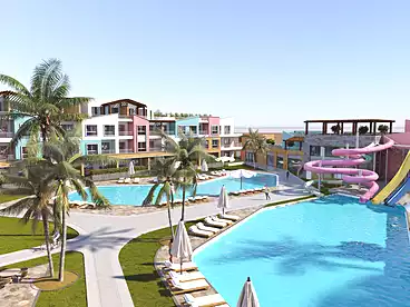 Chalets For sale in Virginia Plaza Resort - Solid, North Coast Resorts, 65 sqm