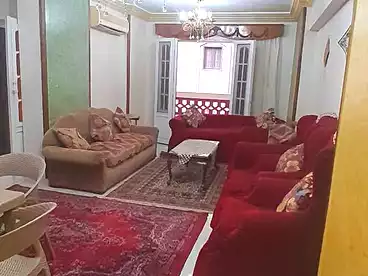 Furnished Apartment For sale in El Mandara Bahri, El Mandara, 130 sqm