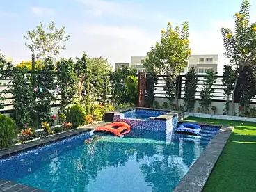 Duplex with Garden For sale in Trio Gardens Compound - M Squared, Compounds in New Cairo, 275 sqm