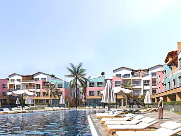 شاليهات للبيع في منتجع فيرجينيا بلازا - سوليد، منتجعات الساحل الشمالى، 50 متر