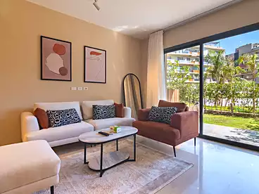 شقة بحديقة للإيجار في ڤي ريزيدنس - فيليت، كمبوند فيليت - سوديك، 144 متر