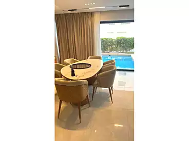 Apartment with Garden For rent in Lake View Residence - El Hazek, Compounds in New Cairo, 191 sqm