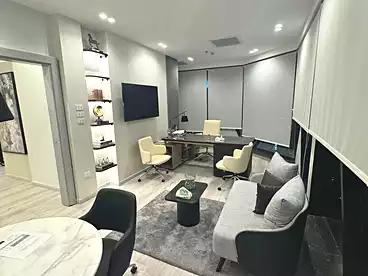 مقر إداري للإيجار في كايرو بيزنس بلازا - بتر هوم، كمبوند بالتجمع الخامس، 190 متر